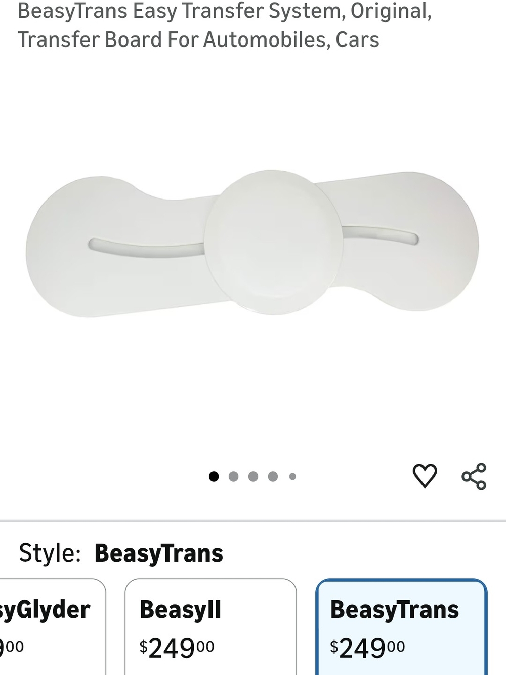 BeasyTrans Transfer Board - White